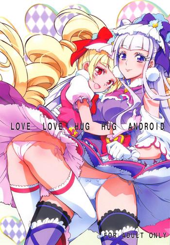 Three Some LOVE LOVE HUG HUG ANDROID- Hugtto precure hentai Female College Student