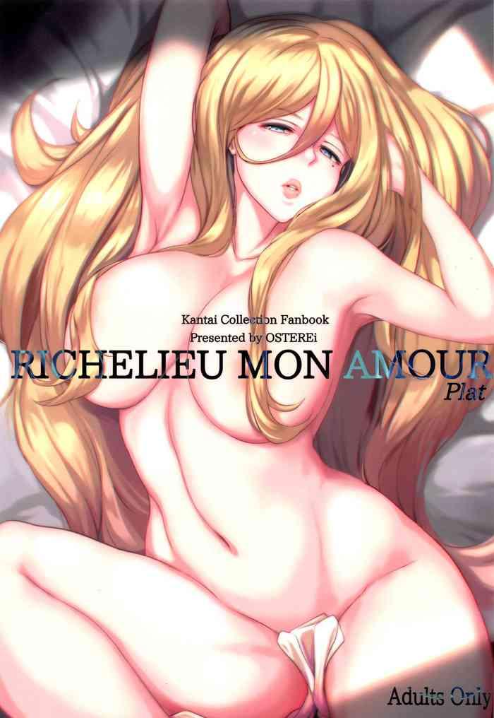 Uncensored RICHELIEU MON AMOUR Plat | Richelieu My Love Dish- Kantai collection hentai Threesome / Foursome