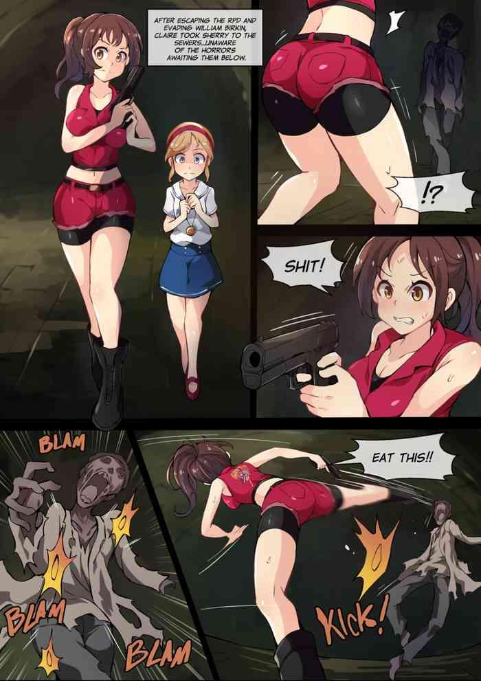 RE Claire and Sherry- Resident evil | biohazard hentai