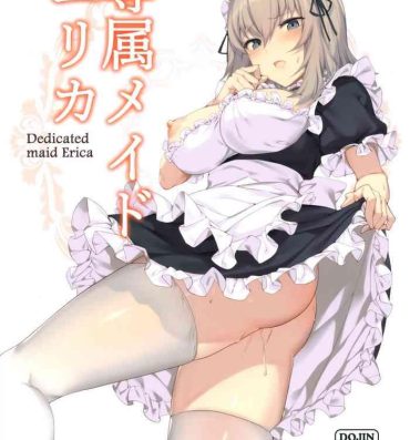 Unshaved Senzoku Maid Erika- Girls und panzer hentai Gay Hunks