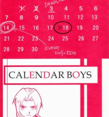 High Calendar Boys- Fullmetal alchemist hentai Mama