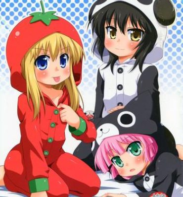 Snatch Panda to Tomato to Kuroneko to – Panda & Tomato & Black Cat- Yuruyuri hentai Bigbooty